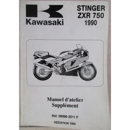Manuel atelier ZXR 750 KAWASAKI 90 - MOTOS CCC