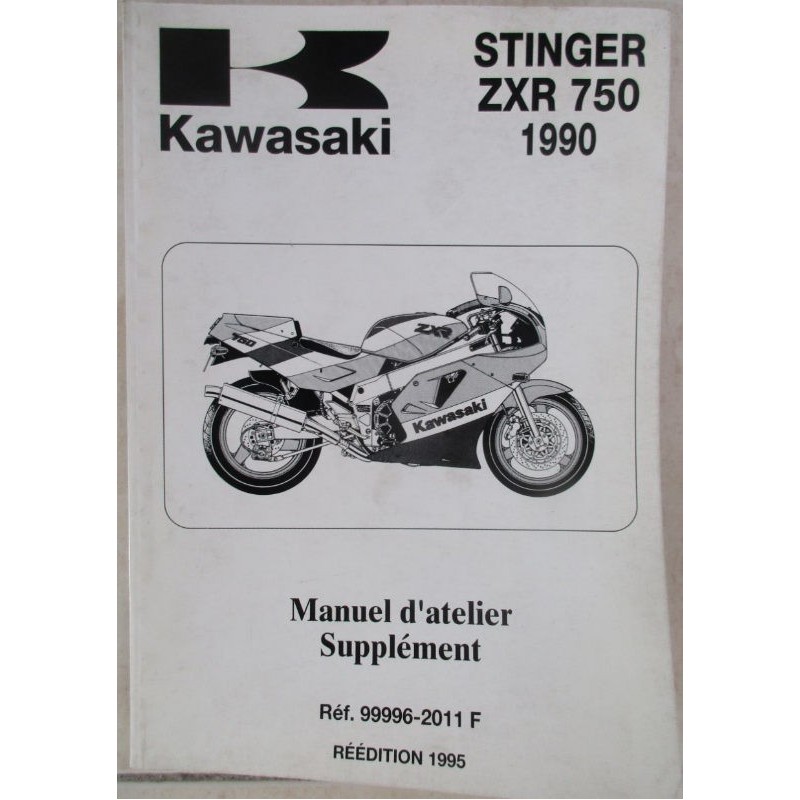Revue Technique Atelier E.T.A.I Moto Kawasaki 750 ZXR 1991 à 1992 HS N°6 J1-J2 